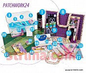 PATCHWORK 24 - 24 výrobků na patchwork