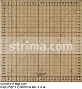 Rastrové pravítko pro patchwork 30 x 30 cm černý popis