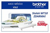 Šicí a vyšívací stroj Brother V5LE + AKCE rozšiřující stolek ZDARMA