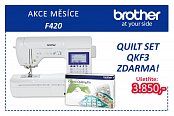 Šicí stroj Brother F420 + Quiltovací sada v ceně