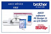 Vyšívací stroj Brother V3 LE + PE Design 11 za zvýhodněnou cenu!
