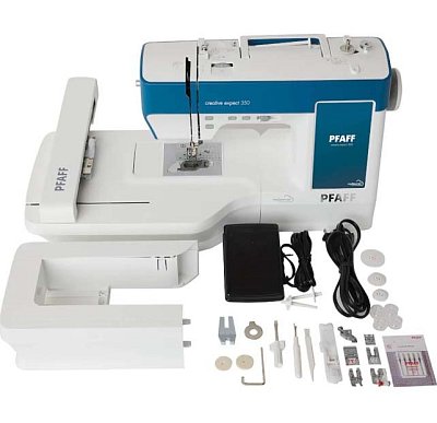 Šicí a vyšívací stroj Pfaff Creative Expect 350 velikosti XL
