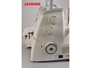 Overlock JANOME 744D + Patka na slepý steh