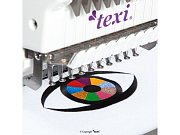 Vyšívací stroj TEXI IRIS 12, stojan, čepicový rámeček, čeština