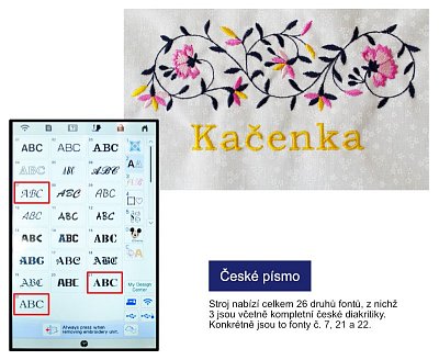 Šicí a vyšívací stroj Brother Innov-is XJ2