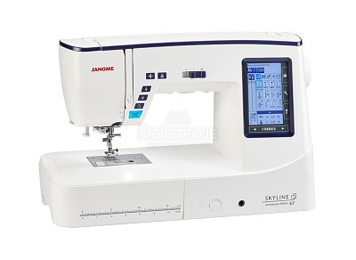 Šicí stroj JANOME SKYLINE S7 AE velikosti XL
