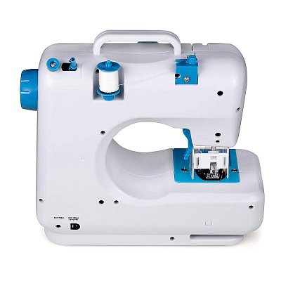 Šicí stroj Lucznik Mini BLUE + Dárek - Šicí souprava