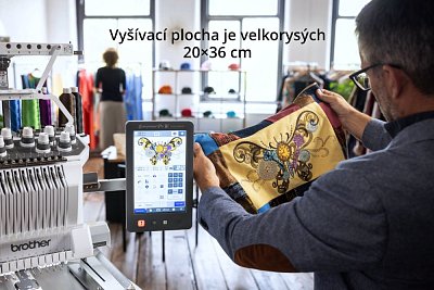 Vyšívací stroj Brother PR1060W desetijehlový